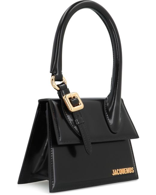 Jacquemus Black Le Chiquito Moyen Leather Handbag