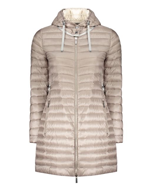 Moorer Natural Snap Button Fastening Down Jacket