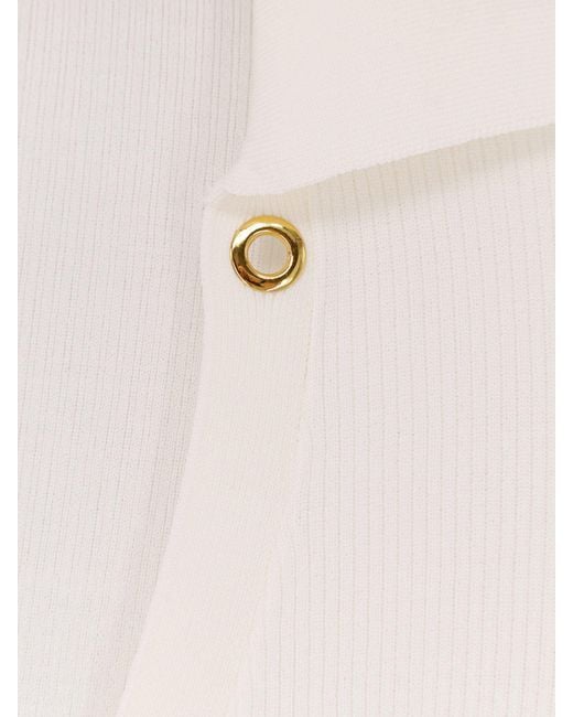 Elisabetta Franchi White T-Shirts And Polos Ivory