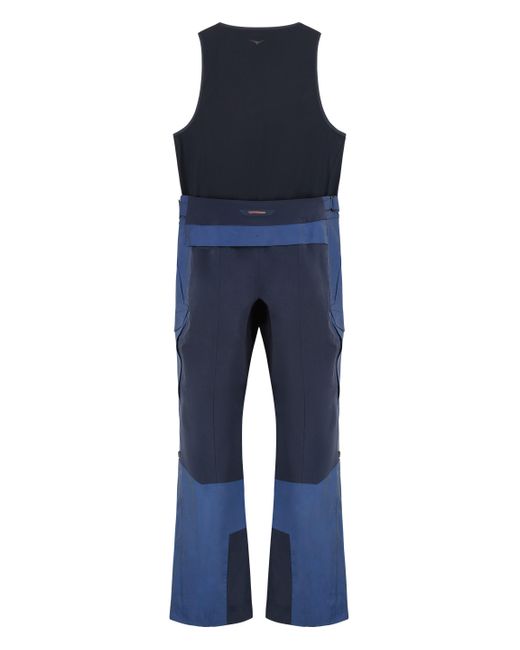 Sease Blue Techno Fabric Jumpsuit for men
