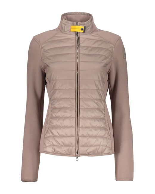 Parajumpers Brown Lightweight Jacket With Zip And Collar