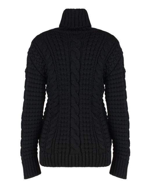 Moncler Genius Black 4 Moncler Edward Enninful - Virgin-wool Turtleneck Sweater