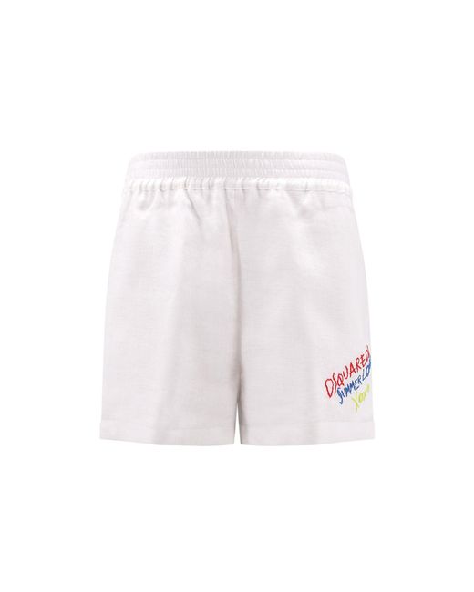 DSquared² White Shorts