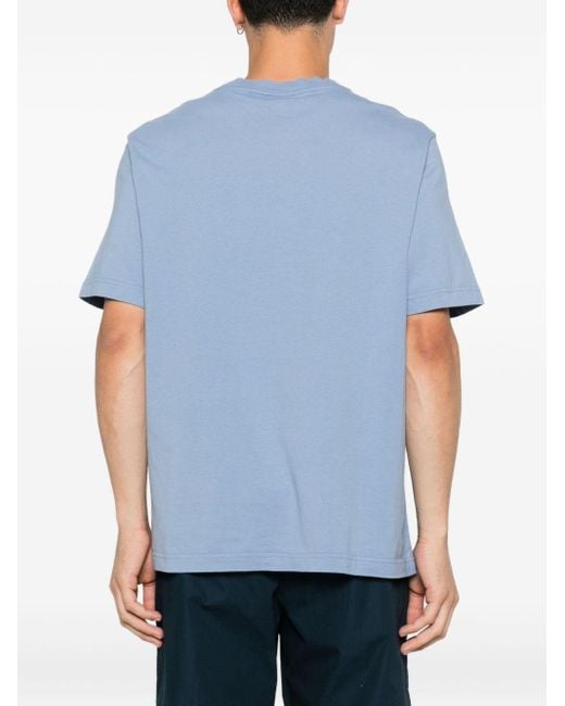 Maison Kitsuné Blue Maison Kitsune' T-Shirts And Polos Clear