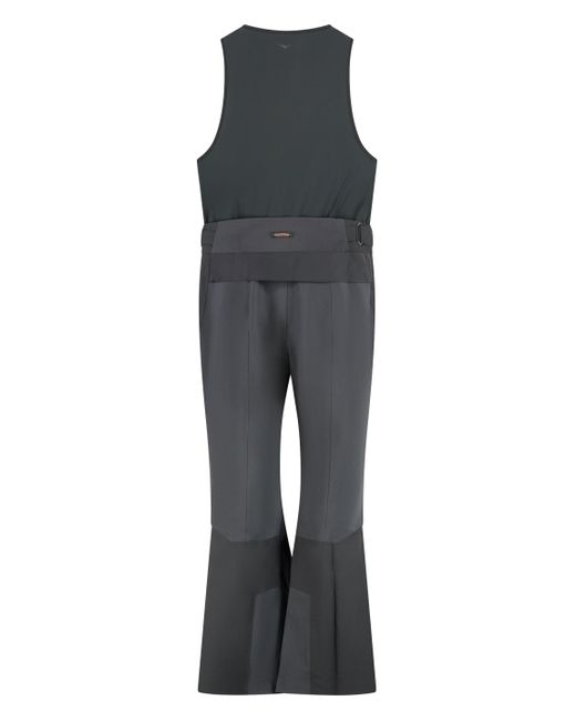 Sease Men's Gray Techno Fabric Jumpsuit