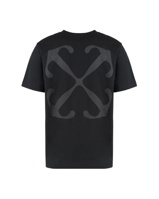Off-White c/o Virgil Abloh Black Cotton Crew-Neck T-Shirt