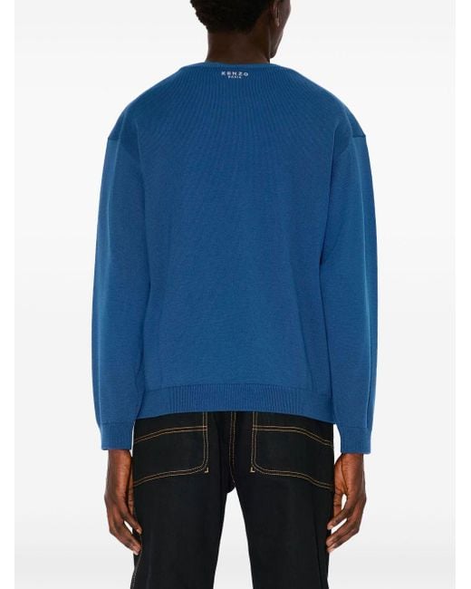 KENZO Blue Sweaters
