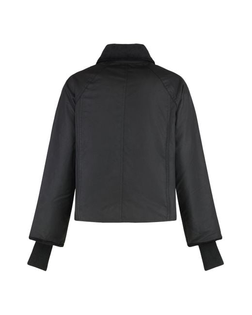 Barbour Black Beadnell Waxed Cotton Jacket