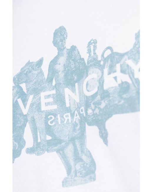 Givenchy White T-Shirts And Polos