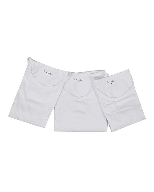 Paul Smith White Basic T Shirt 3 Pack