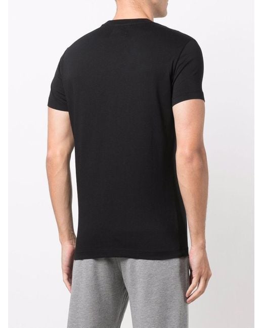 Emporio Armani Black T-Shirts And Polos