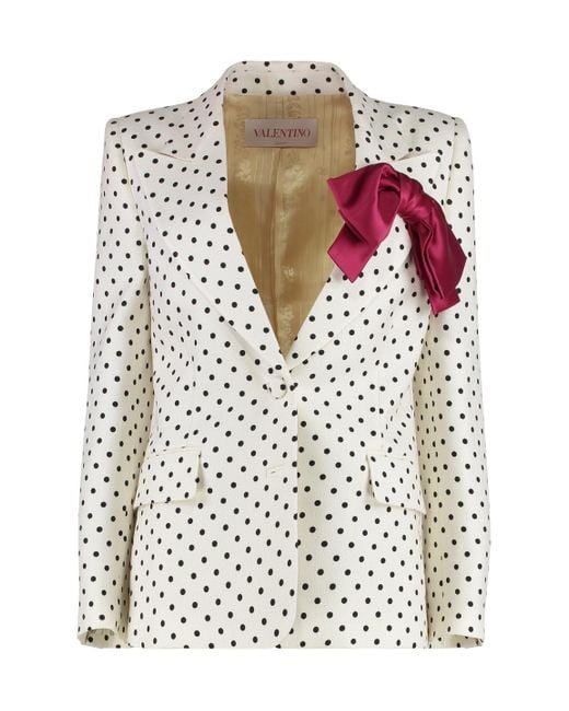 Valentino White Supergran Plusdepois Print Jacket