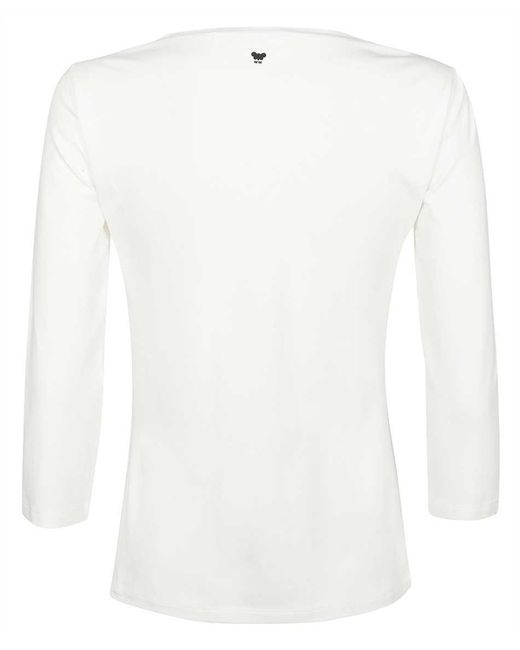 Weekend by Maxmara White Long Sleeve T-Shirt