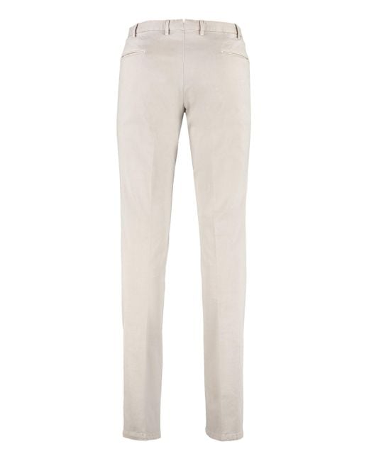 THE (Alphabet) Gray Chino Trousers for men