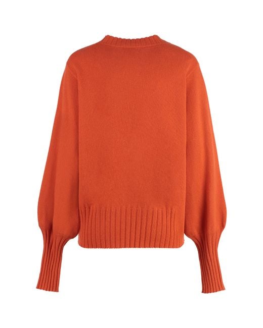 Malo Orange Cashmere Sweater