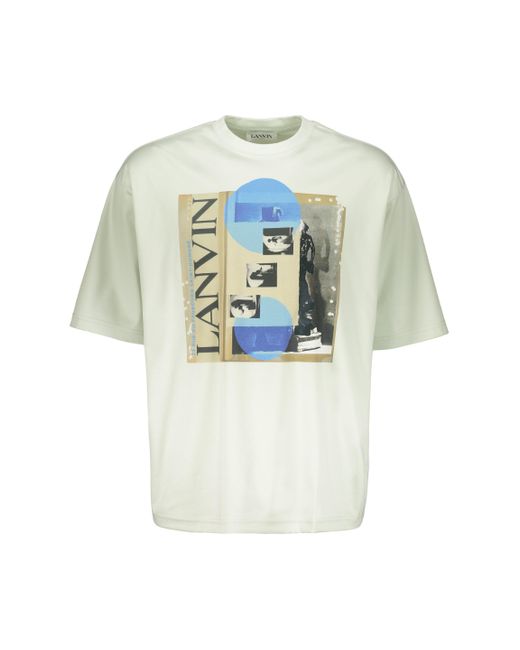 Lanvin White Logo Print T-Shirt