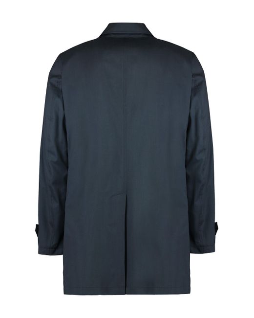 Moorer Blue Vittor Techno Fabric Jacket