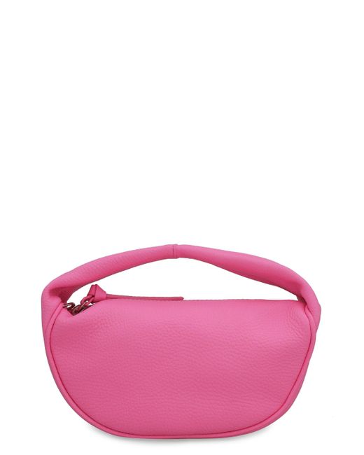 BY FAR Baby Cush Leather Mini Bag in Fuchsia (Pink) | Lyst