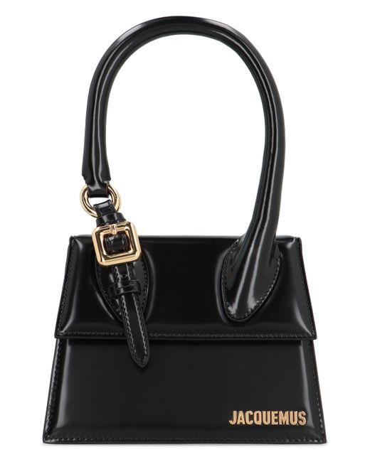 Jacquemus Black Le Chiquito Moyen Leather Handbag