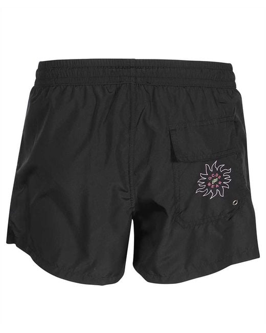 Gcds Black Swim Shorts for men