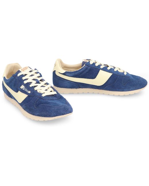 Autry Blue Windspin Low-Top Sneakers for men