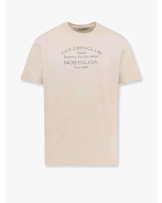 Golden Goose Deluxe Brand Natural T-Shirts And Polos