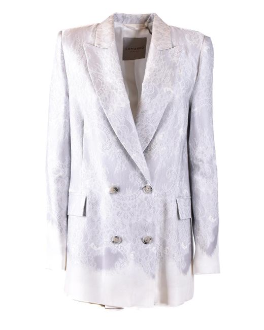 Ermanno Scervino White Blazers Ermanno