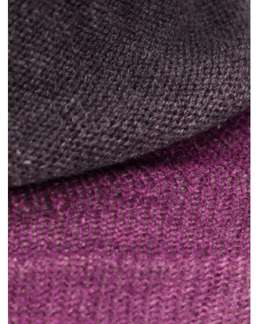 F Cashmere Purple Sweaters