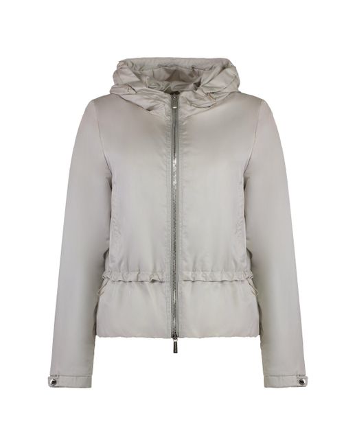Moorer Gray Burano Techno Fabric Jacket