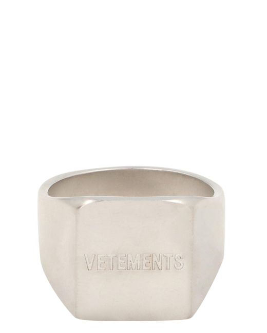 Vetements Gray Brass Ring