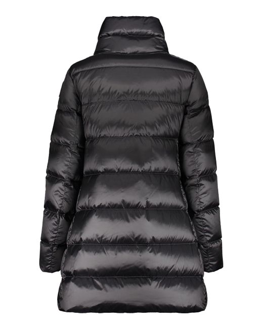 Parajumpers Black Aline Full Zip Down Jacket