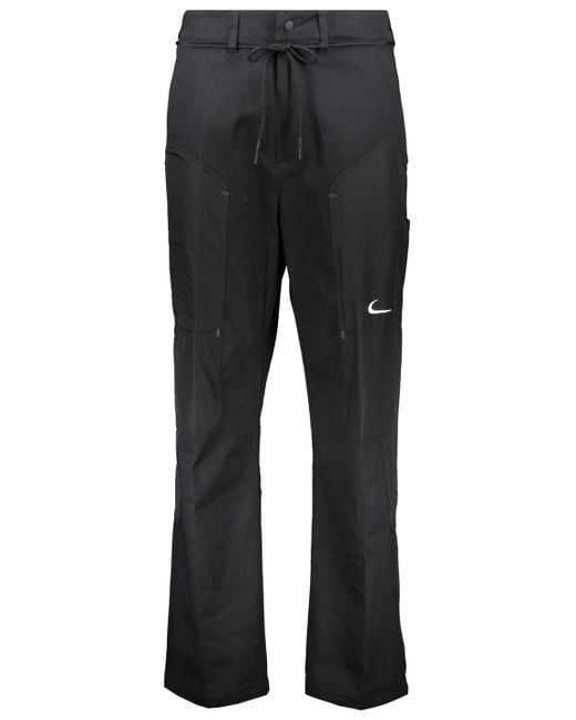 Off-White c/o Virgil Abloh Black Nike X Techno Fabric Track Pants for men