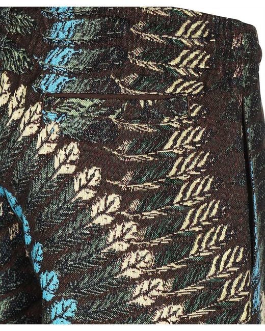 Marcelo Burlon Multicolor Knitted Bermuda Shorts for men