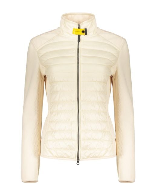 Parajumpers Natural Lightweight Jacket With Modern Colored Zipper