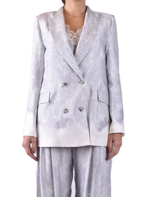 Ermanno Scervino White Blazers Ermanno