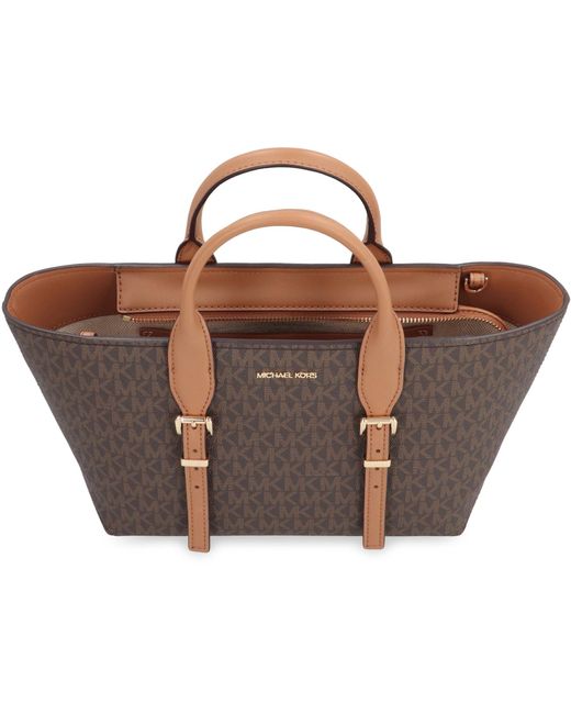 MICHAEL Michael Kors Brown Moore Pvc Handbag