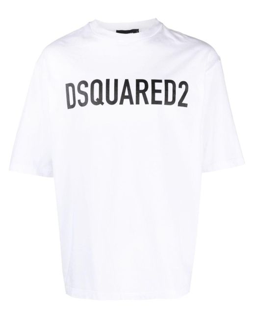 DSquared² White T-Shirts And Polos