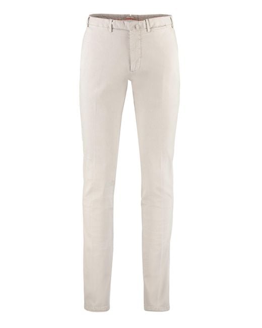 THE (Alphabet) Gray Chino Trousers for men