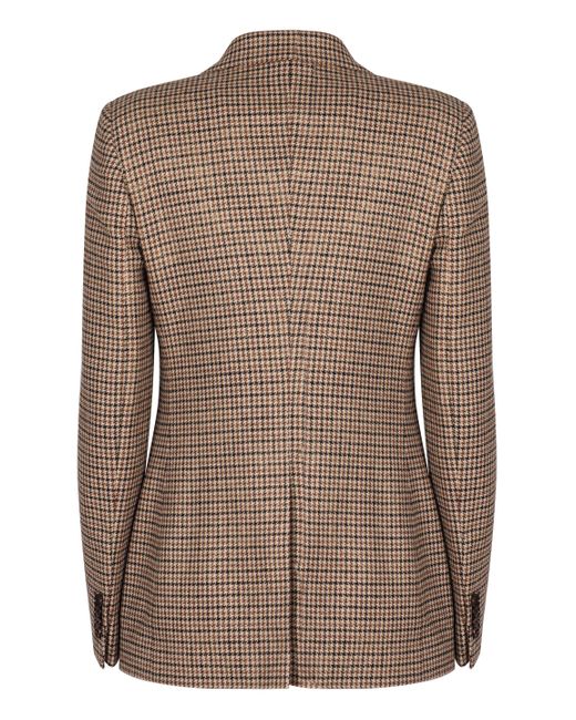 0205 Tagliatore Brown Two-Button Single-Breasted Jacket