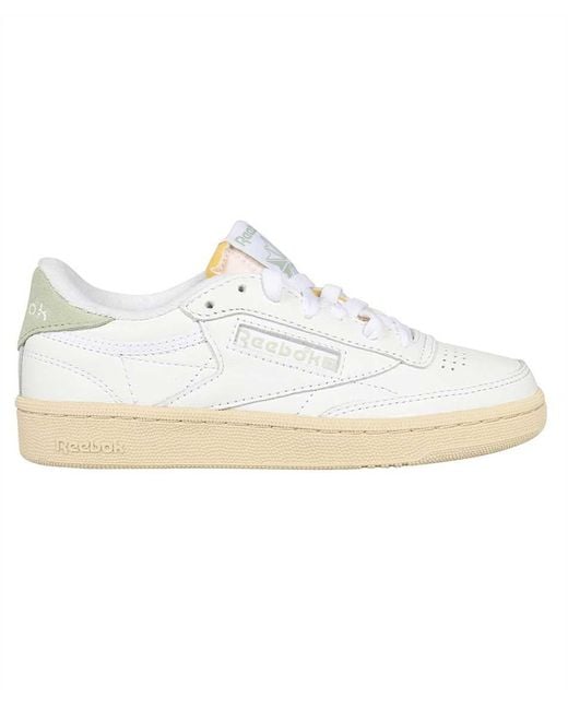 Reebok White Low-Top Sneakers
