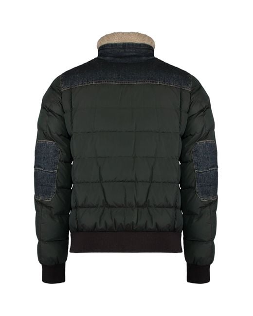 Moorer Black Horst Bomber Down Jacket for men