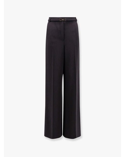 Elisabetta Franchi Blue Trousers