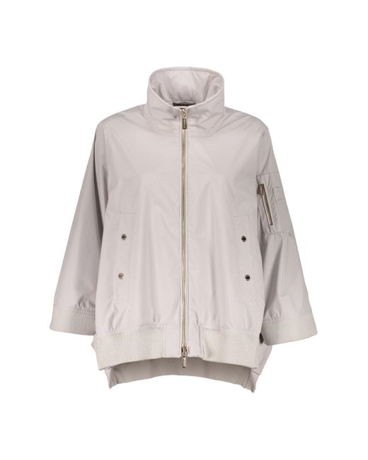 Moorer Natural Techno Fabric Cape-Coat