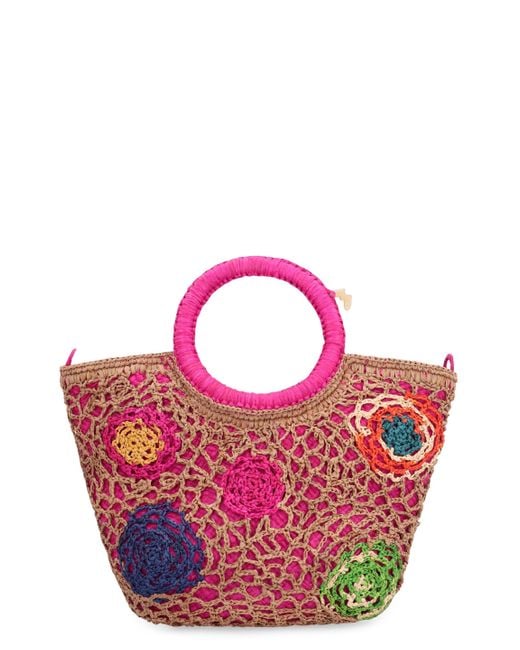MADE FOR A WOMAN Pink Daddy Fleurs S Handbag