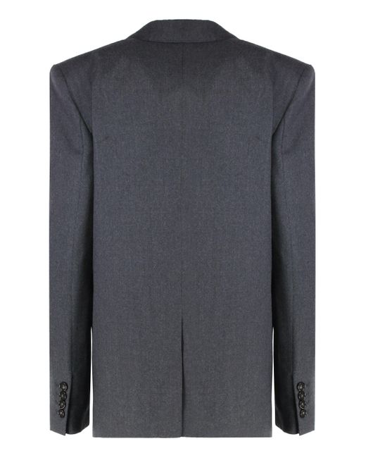 Stella McCartney Black Single-Breasted One Button Jacket
