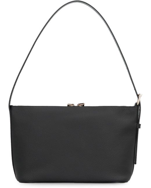A.P.C. Black Vera Leather Shoulder Bag