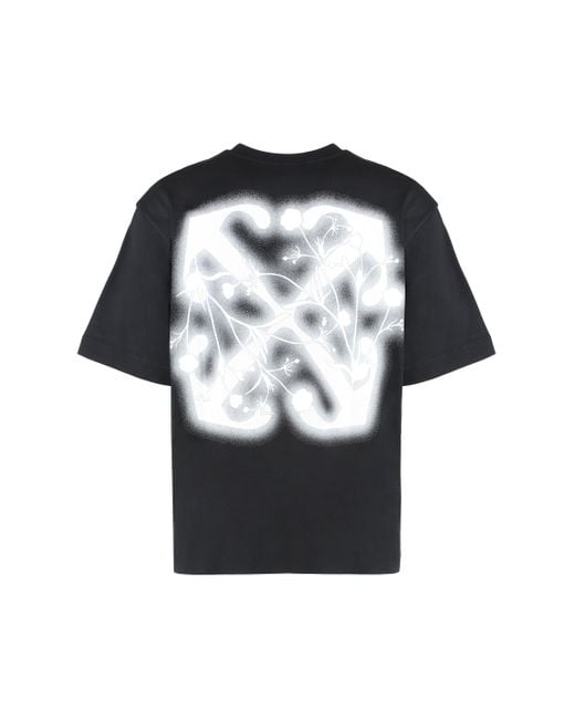 Off-White c/o Virgil Abloh Black Cotton Crew-Neck T-Shirt