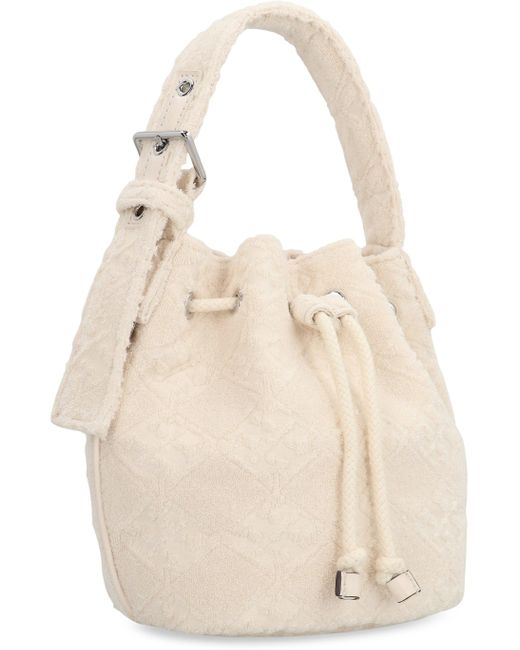 Tory Burch Natural Terry Mini Bucket Bag
