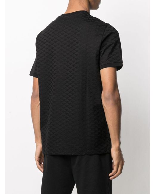 Emporio Armani Black T-Shirts And Polos