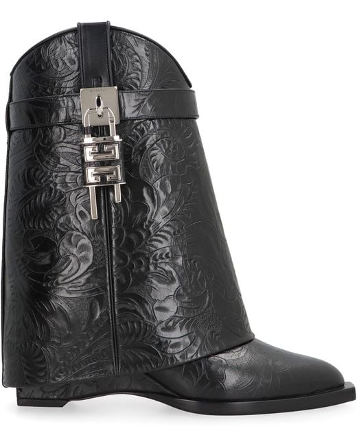Givenchy Black Cowboy & Biker Boots